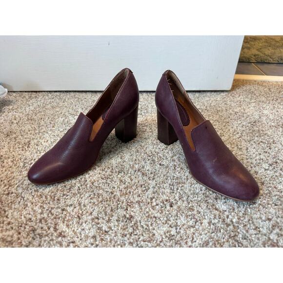 LATIGO KALA size Women's 7; Leather Dress Shoes/Heels, EGGPLANT; SOFT LEATHER - Picture 8 of 14